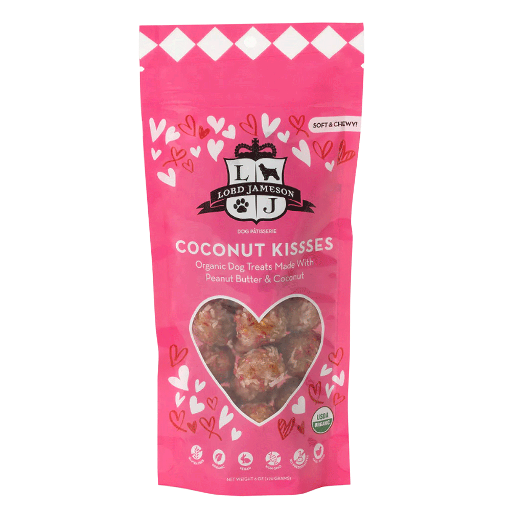 Coconut Kisses Dog Treats 6oz