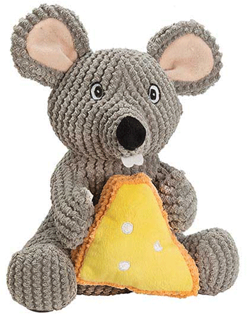 PATCHWORKPET Playful Pairs Mouse is super soft, yet durable and tug resistant Plush Pearl material.